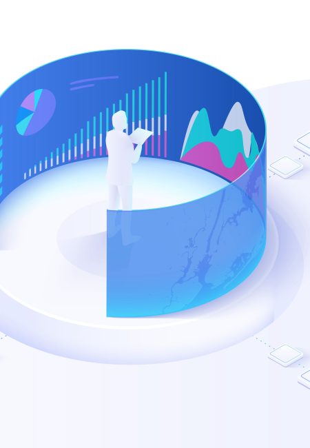 Business investment isometric vector illustration. Data analytics for company marketing solutions or financial performance. Budget accounting or statistics concept.